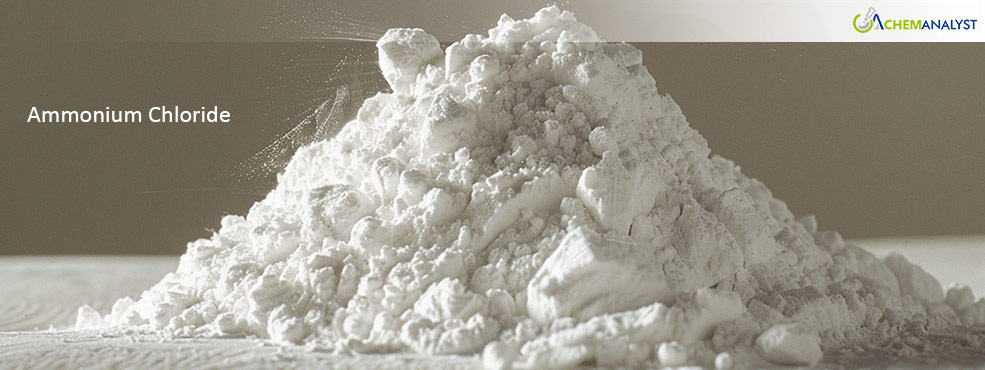 Ammonium Chloride Prices Show Divergent Trends Across Regions in Early 2025