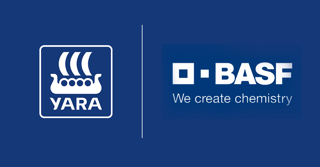 BASF and YARA Unite for the World Scale Low Carbon Blue Ammonia Production