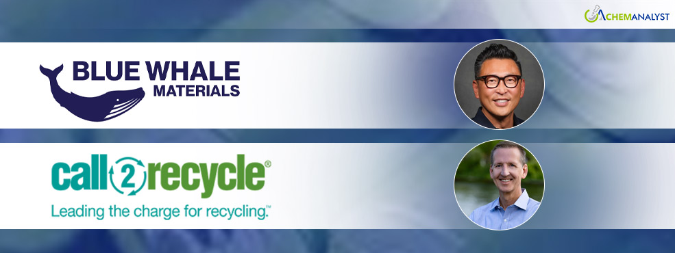 Blue Whale Materials and Call2Recycle Partner for Lithium-Ion Battery Recycling in North America