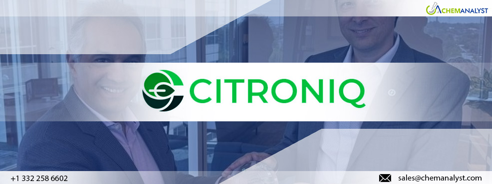 Citroniq Raises $12 Million to Progress with Bio-Based PP Facility in US