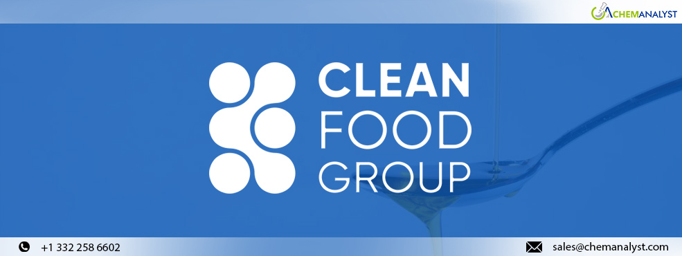 Clean Food Group Secures £2.5M Investment for its Oil and Fat Alternatives
