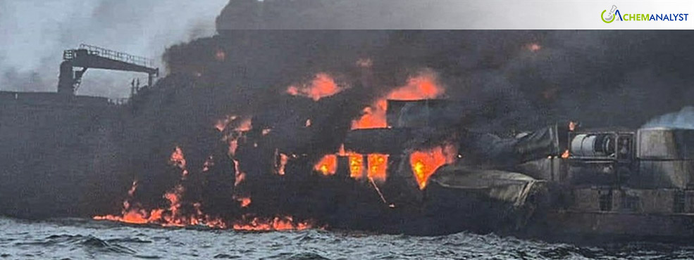 Disaster in the North Sea: Oil Tanker and Cargo Ship Collision Injures 32 in Fiery Explosion