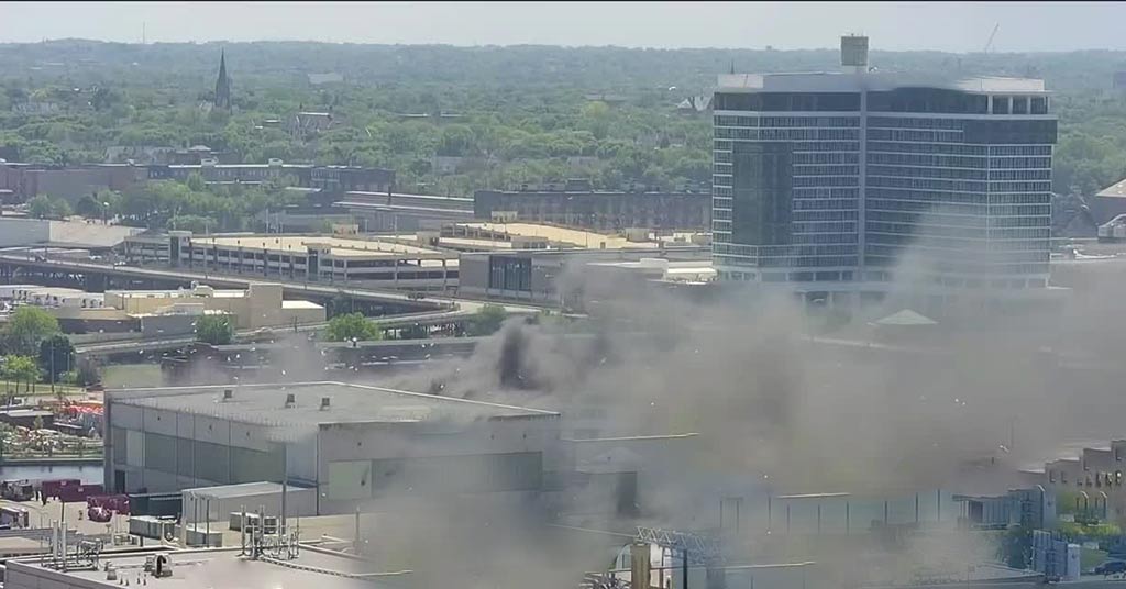 Firefighters Battle Menomonee Valley Recycling Plant Fire for Nearly 24 hours