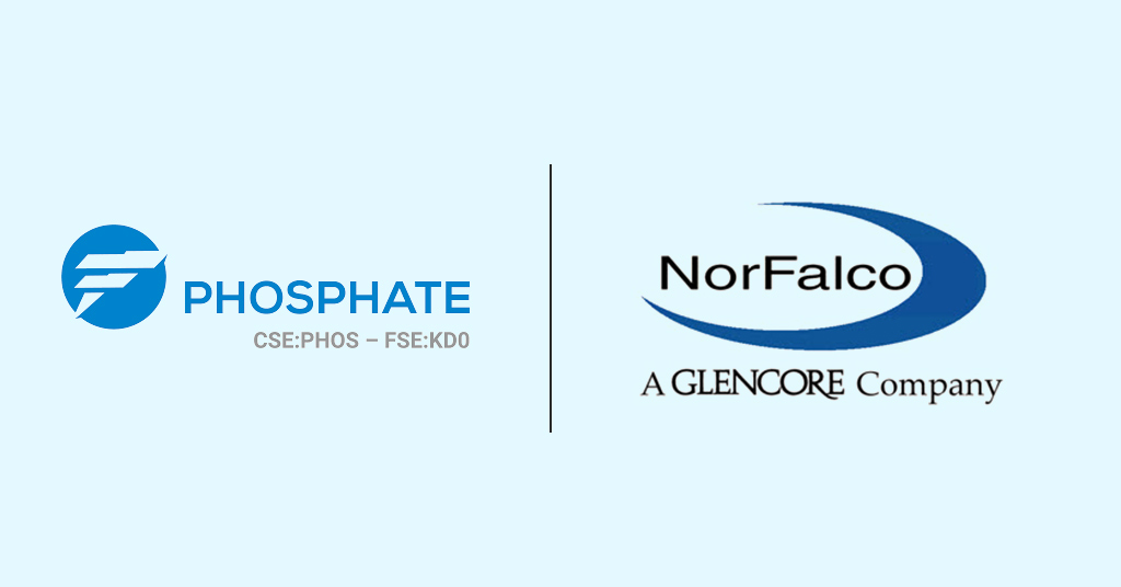 First Phosphate Secures Sulphuric Acid Supply Through MOU with Norfalco, a Glencore Canada Division