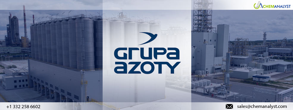 Grupa Azoty Polyolefins Extends Financing Terms for Polimery Police Project in Poland