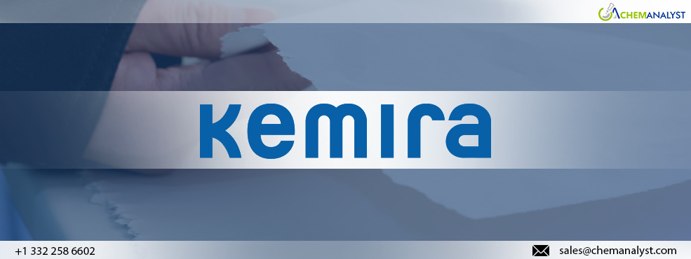 Kemira Increases Capacity for Alkenyl Succinic Anhydride Sizing Agents in China