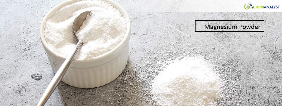 Magnesium Powder Prices Rebound in January 2025, Signaling Market Recovery