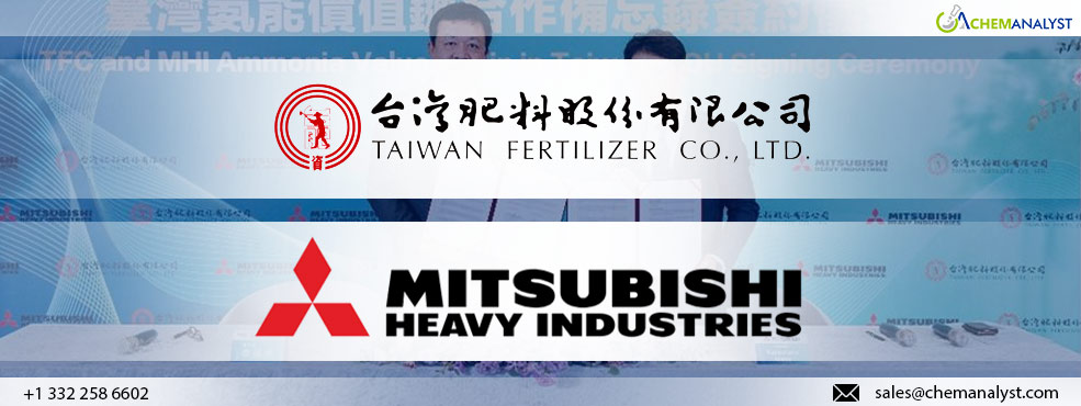 Mitsubishi Heavy Industries and Taiwan Fertilizer sign MoU for pre-feasibility Ammonia Study