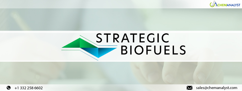 Strategic Biofuels Reveals Major Investment from Magnolia Sustainable Energy Partners