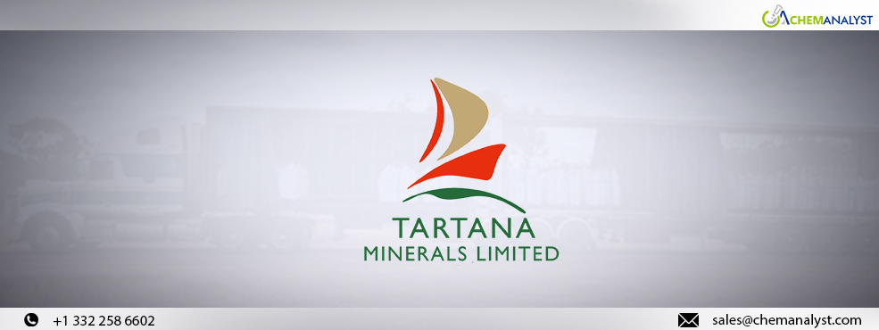 Tartana Minerals  Completes First Shipment of Copper Sulphate to Kanins