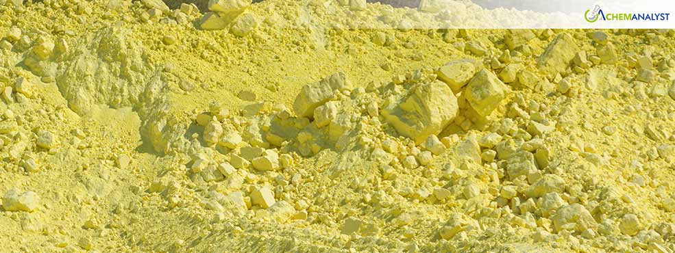 U.S. Insoluble Sulphur Market Maintains Stability Amid Rising Costs and Steady Demand