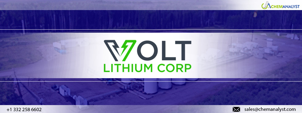 Volt Lithium Enhances Production with New Field Unit in Permian Basin, Reaching 200,000 Litres Daily